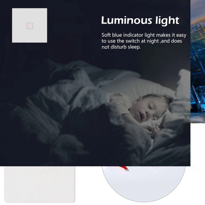 Luxus-Wand-Berührungssensorschalter, 220-V-LED-Lichtschalter nach EU-Standard