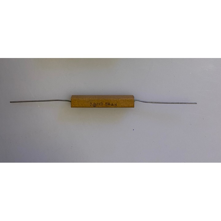 Resistance bobinée axial 250v cémentée 5w 1000 ohms rebc5w1kr REBC5W1KR