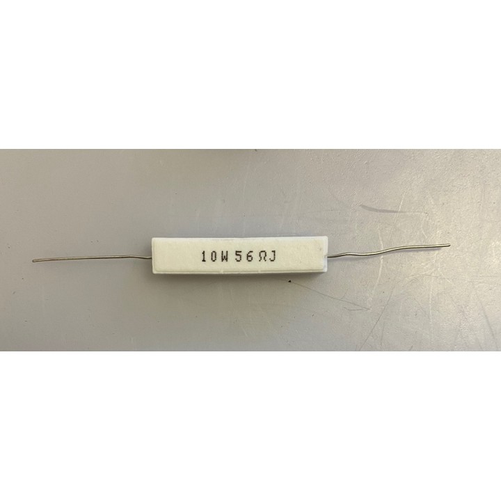 Resistance bobinée cémentée 10w 56 ohms rebc10w56r