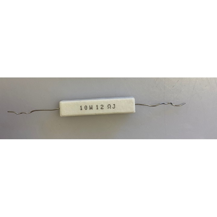 Resistance bobinée cémentée 10w 12 ohms rebc10w12r