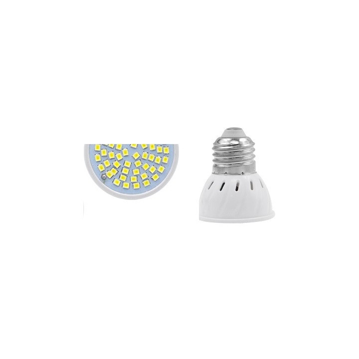 Punto de la bombilla led e27 60 led 220v 230v 240v blanco frío jr international - 3