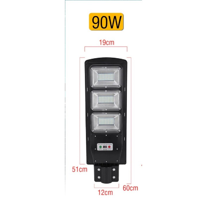 LED Street Light 30W Solar Radar PIR Motion Sensor Wall Lamp+Remote