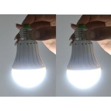 2 X Principale ricaricabile di emergenza di illuminazione luce 7w e27 la  lampadina a led per la casa 2835 batteria smd lighs bo