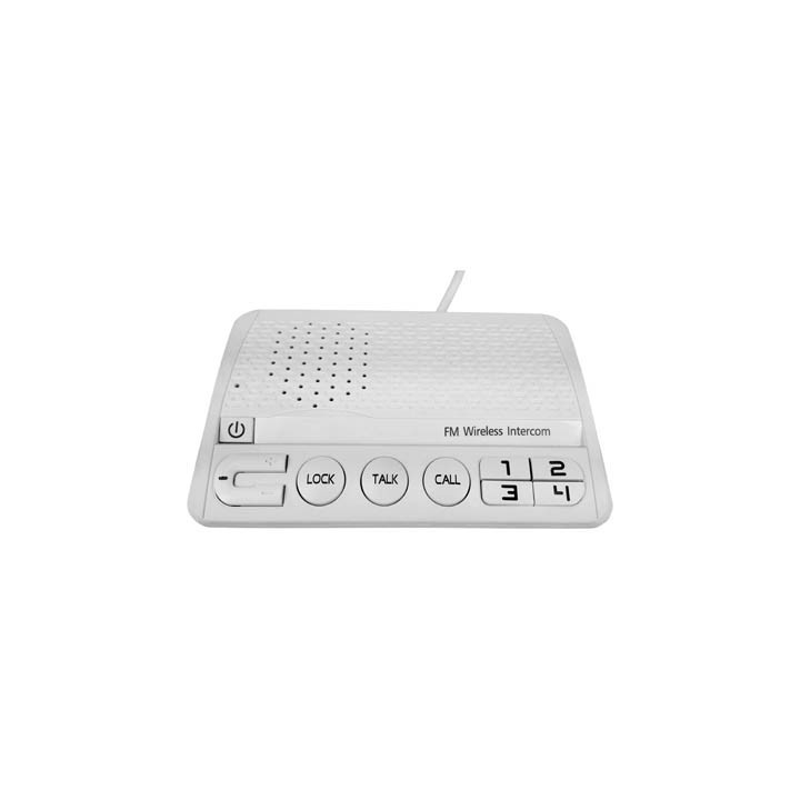 Interphone secteur sans fil main libre 4 voies p159ga intercom 4 canaux communication