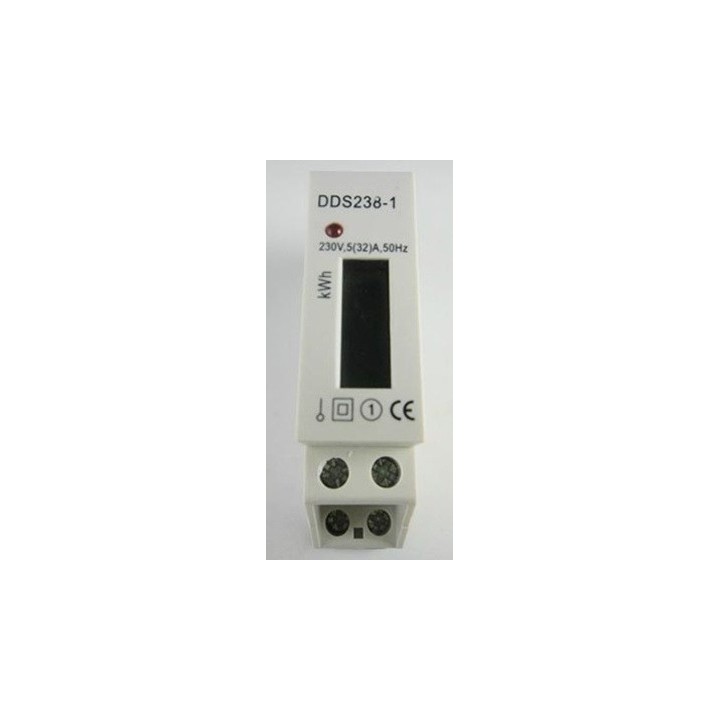El consumo de energía indicador de kwh hora 220v powermeter metro rail din monofásico 1 fase bauser - 9