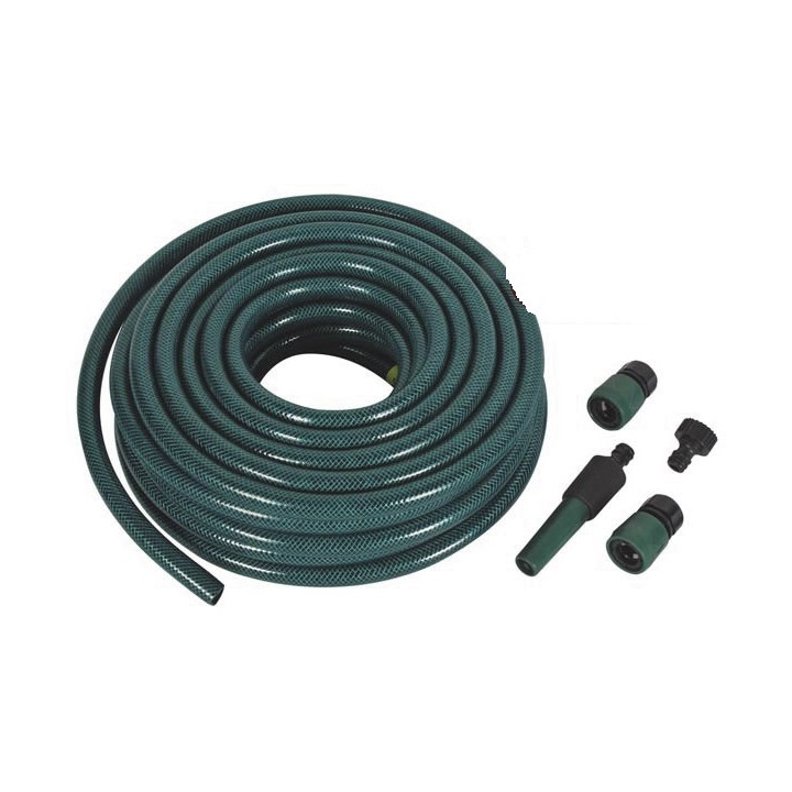 Fitted hose 12.5mm x 20m + accessories perel - 1