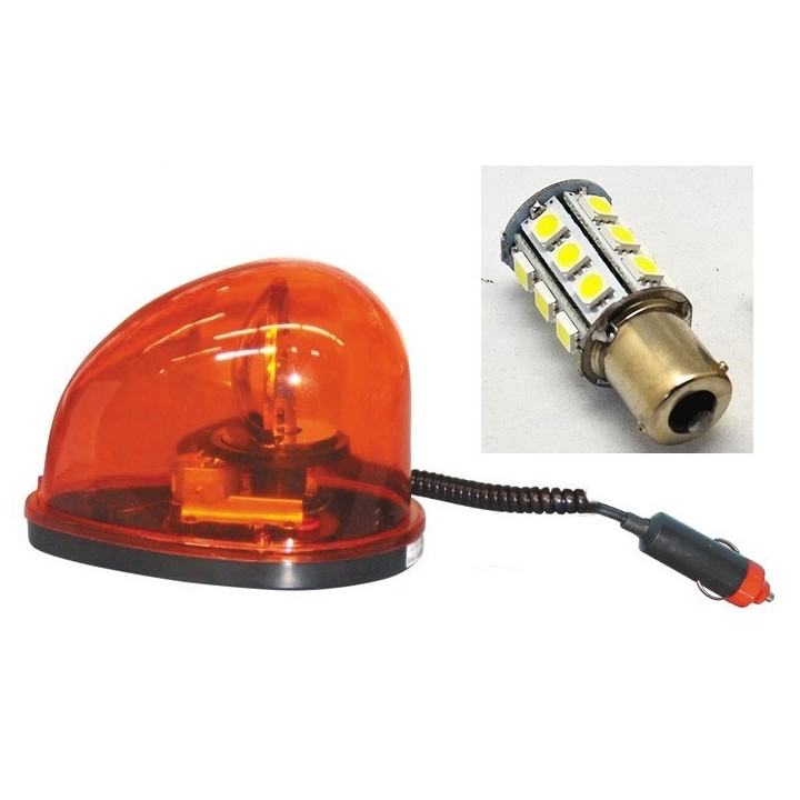 Rundumleuchte 12vdc magnetische 10w bernsteingelb wassertropfen elektrische rundumleuchte jr international - 1