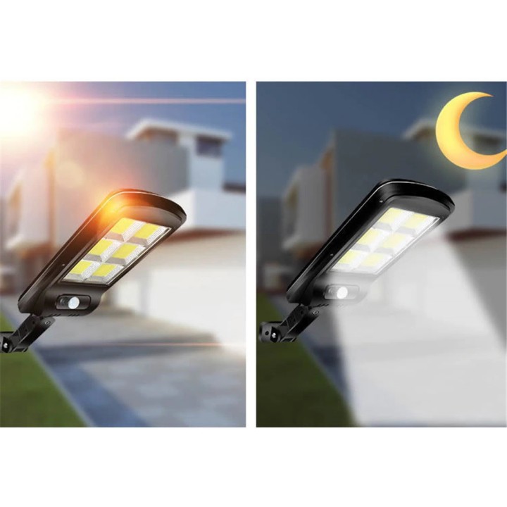 120COB Solar Wall Street Light PIR Bewegungssensor Wasserdichte Solar-Außenlampen
