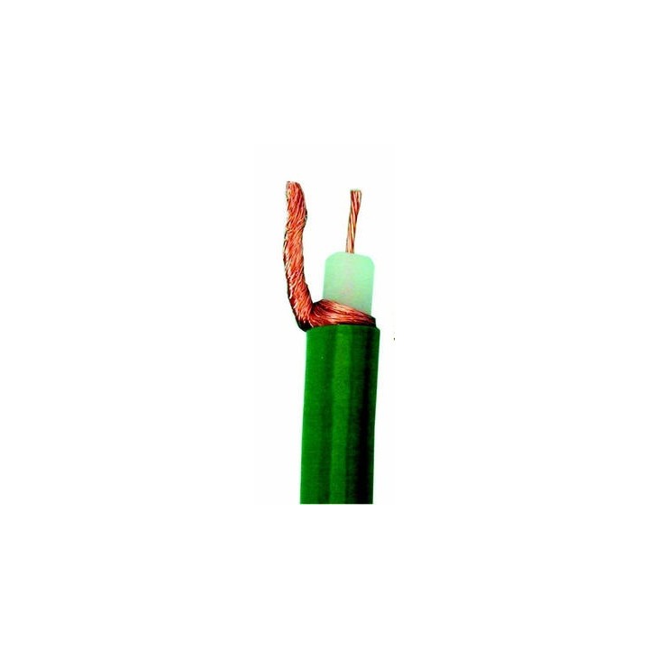 Cable coxiales 75 ohm flexible verde ø10mm (500m) ex 54365 cables coaxiales flexibles verdes cables cables flexibles cae - 1