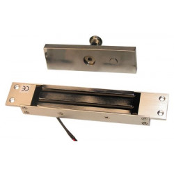 Suction cup 12 24vdc waterproof surface mounting electromagnetic lock, 600kg electromagnetic lock magnetic door locks maglock el
