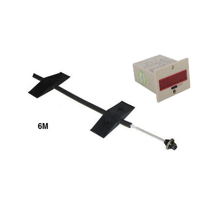 Kit contattore + 6m tubo stradale pneumatico pneumatici per contare machine car sicurezza rivelatore jr international - 2