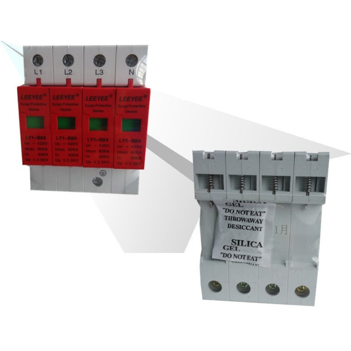 Surge pole alta capacità ferroviaria din 385v/420v 4 per cento scaricatore di sovratensione tipo 1 80ka schneider electric - 6