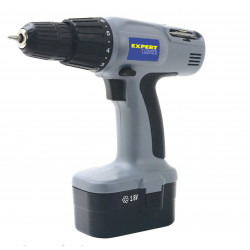Taladro atornillador recargable 18v con 17 accesorios & 2 baterías perel - 2