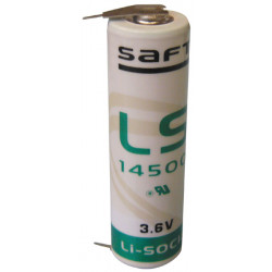 Saft lithium-batterie 3.6v 2400mah aa ls 14500 cr14505 er14505 ls14500 schweißnaht er6h ls14500c ltc17c jr  international - 1