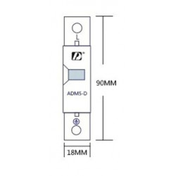 1pcs/lot 1P 40KA 110V 220V 380V AC Din Rail SPD Anti-lightning Voltage Surge Protector Device