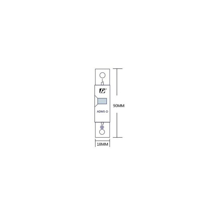 1pcs/lot 1P 40KA 110V 220V 380V AC Din Rail SPD Anti-lightning Voltage Surge Protector Device