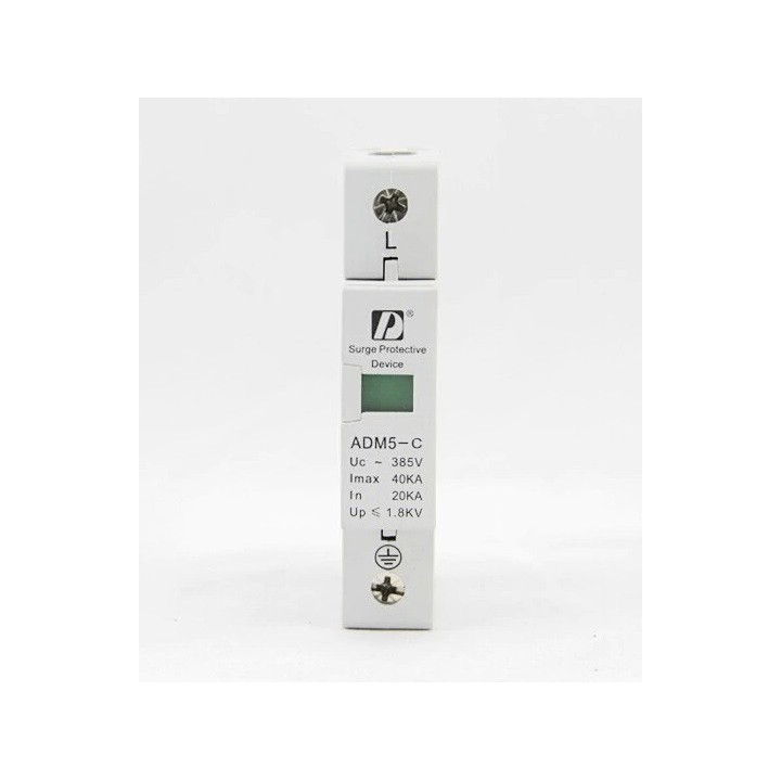 1pcs/lot 1P 40KA 110V 220V 380V AC Din Rail SPD Anti-lightning Voltage Surge Protector Device