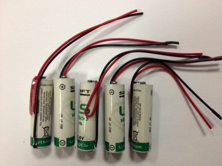 5 pilas lithium ls 14500 saft aa 3.6v 2400mah ls14500 battery er6h ls14500c ltc17c tl5104 er6aa jr international - 3
