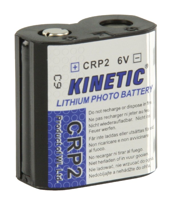 Foto crp2 lithium-batterie 6v 1.3a schwarz 36mm varta crp2 kinetic - 2