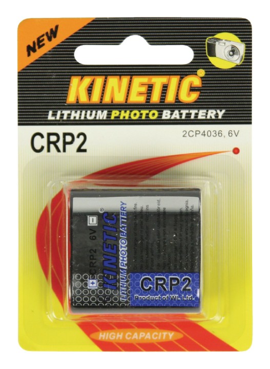 Foto crp2 lithium-batterie 6v 1.3a schwarz 36mm varta crp2 kinetic - 3