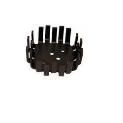 Disipador de calor de aluminio negro radiador 1xto3 - dimensiones 64 x 64 x 22 mm ref: qura11 cen - 1