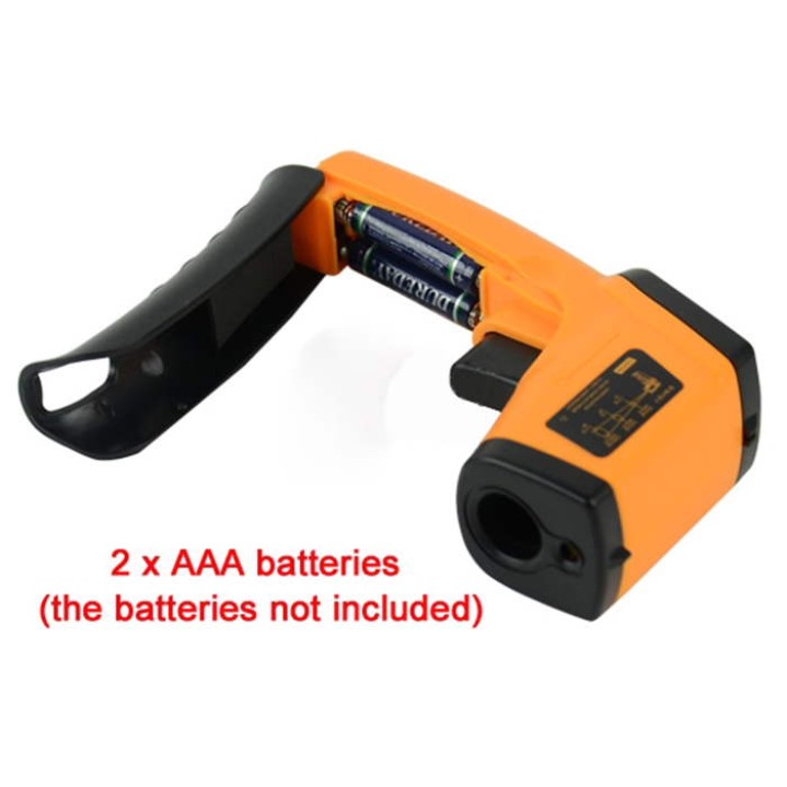 Puntamento laser a infrarossi  termometro 32 ° c 380 ° c di temperatura di calore attrito lcd jr international - 4