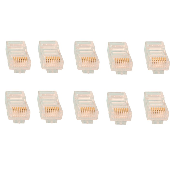 8p 8c stecker fur netz 10 stucke stecker fur telefonnetz stecker telefonnetz stecker fur netz stecker telefonnetz velleman - 3