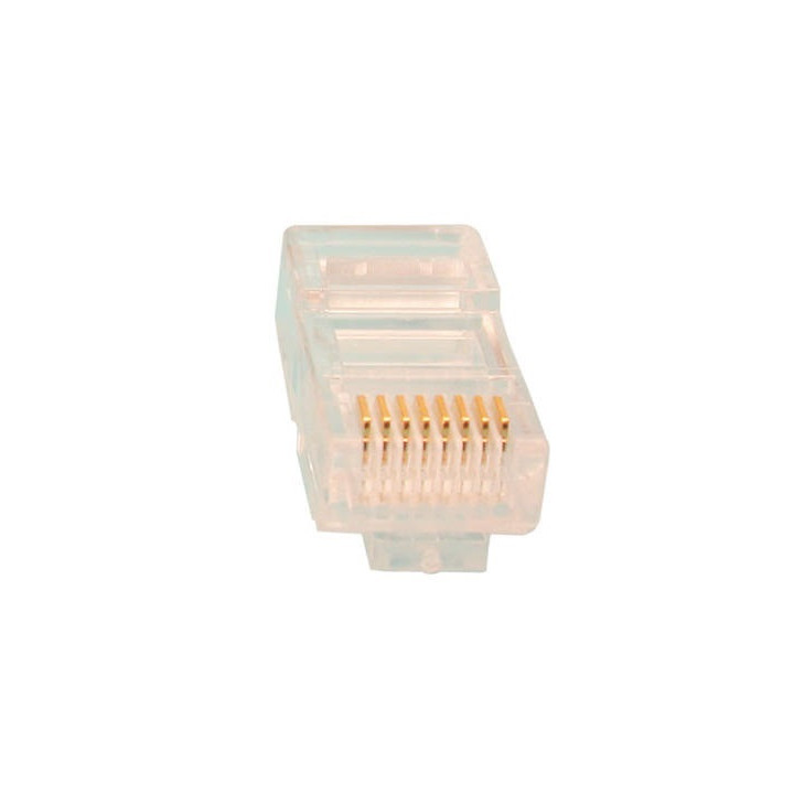 Clavija de conexion rj45 8p 8c para red (por unidades) clavijas telefonicas conectores telefonicas rj45 8p 8c para red jr intern