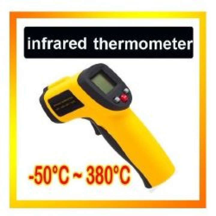 Non contact ir infrared digital thermometer with laser  jr international - 10