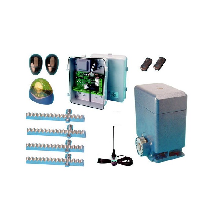 Kit automatismo verja corrediza 1500kg kit pro automatismos verjas corredizas jr international - 1