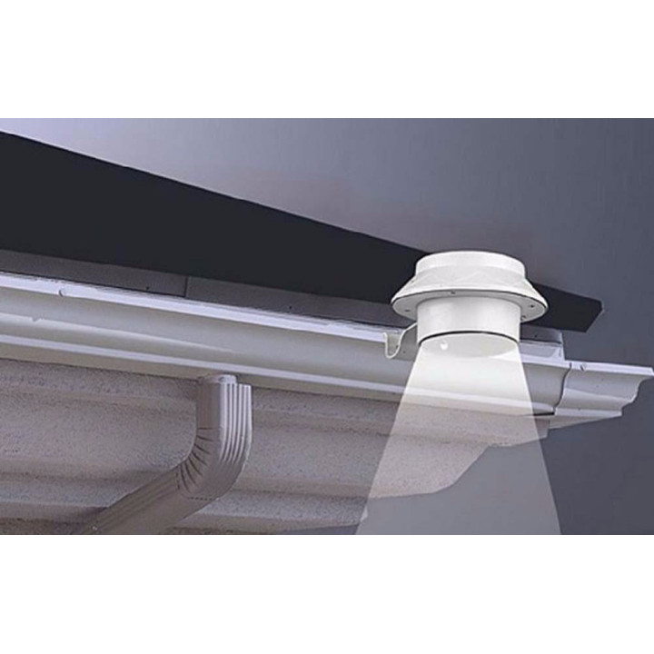 la luz blanca brillante LED 3 Jardín Solar LED impermeable al aire libre Jardín Patio Wall Camino de la lámpara para las calzada