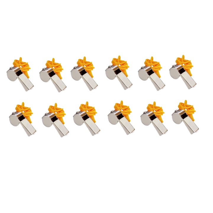 12 X Metal military police whistle roulette ball high tone special referee box night jr international - 1