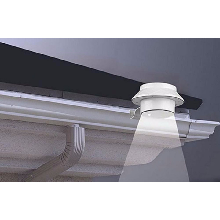 luce 3 LED bianco luminoso giardino ha condotto solare esterna impermeabile del giardino di lampada da parete percorso per passi