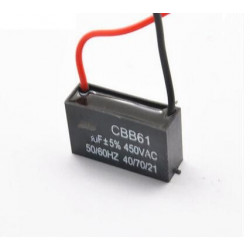 CBB61 450V 3UF ventilador del aire acondicionado ventilador inicia insertos condensador sourcingmap - 2