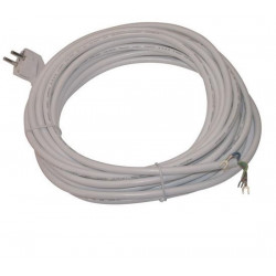 Elektrokabel weiss 3 drahte 1 5mm2 ø8mm (10m) elektrisches kabel flexibles kabel elektrokabel jr international - 1