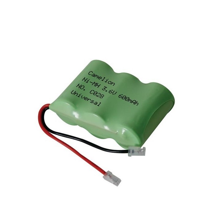 Nicd battery for cordless telephone 3.6v 320mah (universal plug) jr international - 1