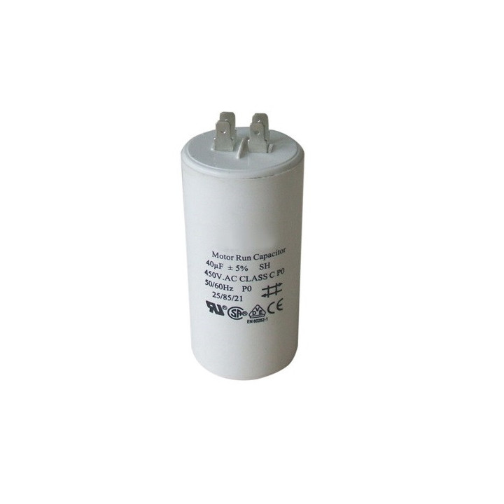 capacitor 40mf micro farad 450v 50 60hz universal motor start capacitor with am terminal w 11040 europart24224 - 1