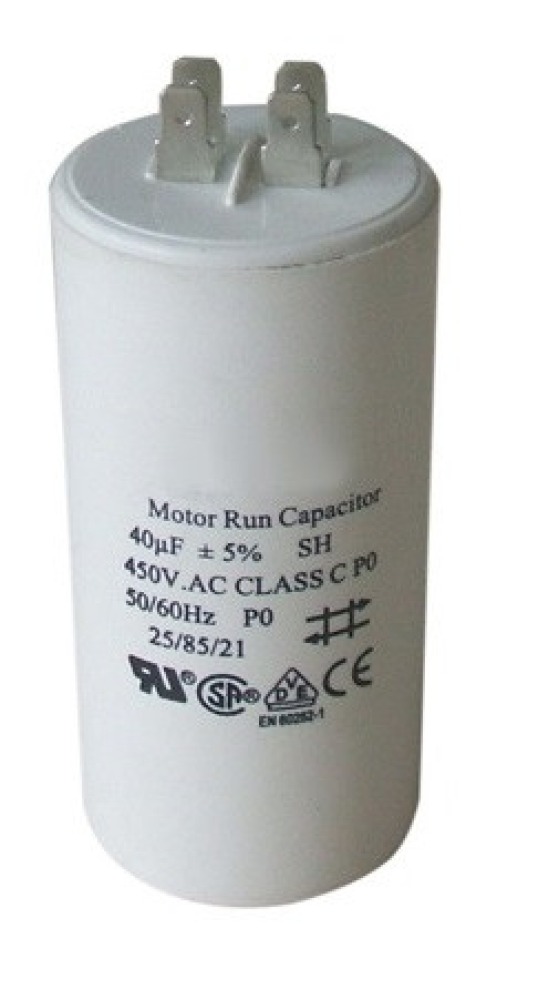 Capacitor 40.uf / 450 v + earth comar ducati aerzetix karcher miflex fixapart - 1