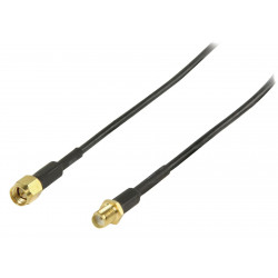 Kabel-SMA-Stecker auf SMA-Antennenanschluss zu 5m SMA female schwarz Nedis konig - 1