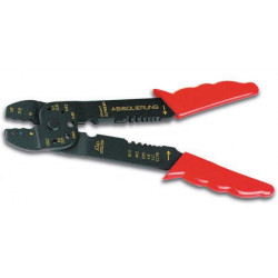 Low cost crimping tool 8' for fast on connectors velleman - 1