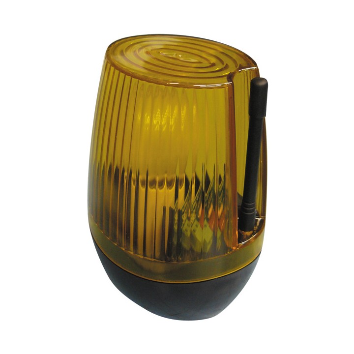 Waterproof flashing amber warning light 220v 15w light automation ae / 220 lf yellow albano - 1