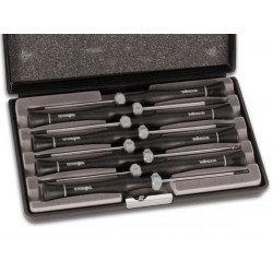 Set of 8 precision screwdrivers (microtip)