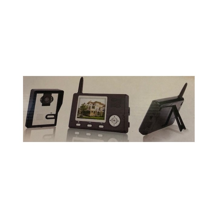 Intercom video citofono telecamera a colori wireless di monitoraggio della sicurezza a casa citofono 3,5 wdp02 jr international 