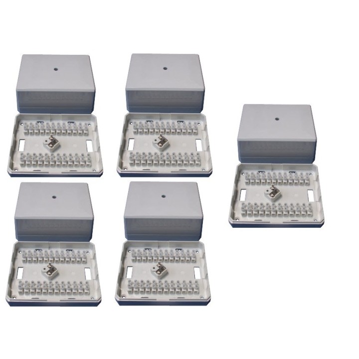 5 Scatola connessione autoprotetta 24 piastrine contatto jb30 jr international - 3