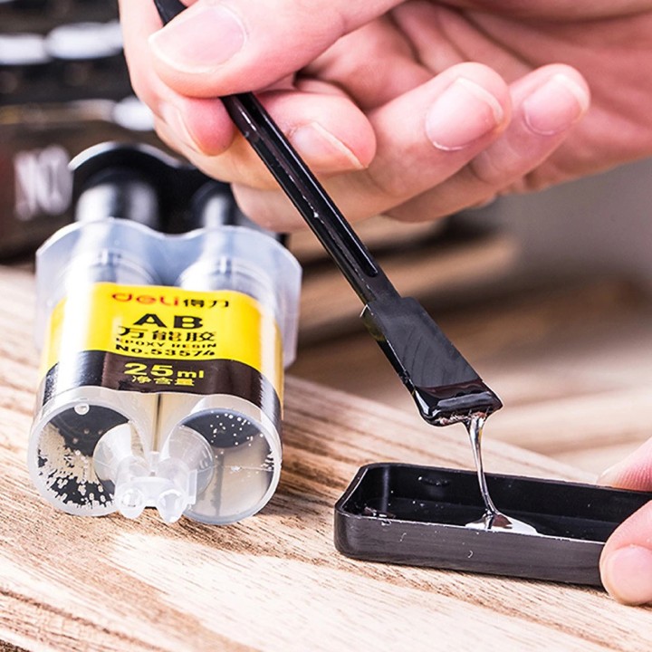 Pegamento fuerte universal ab resina epoxi líquida 25ml 2 min para vidrio Cerámica Plástico madera metal