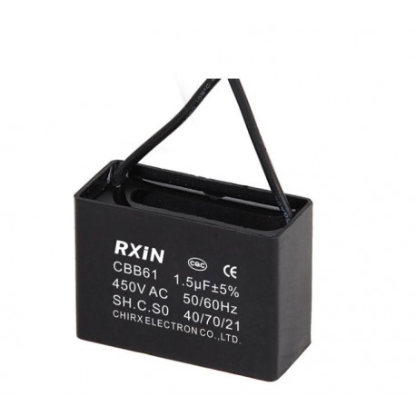 Capacitor Cbb61 450v 1 5uf Fan Exhaust, Ceiling Fan Capacitor Replacement