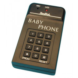 Trasmettitore telefonico con microfono allarme sorveglianza bebe a distanza jr international - 1