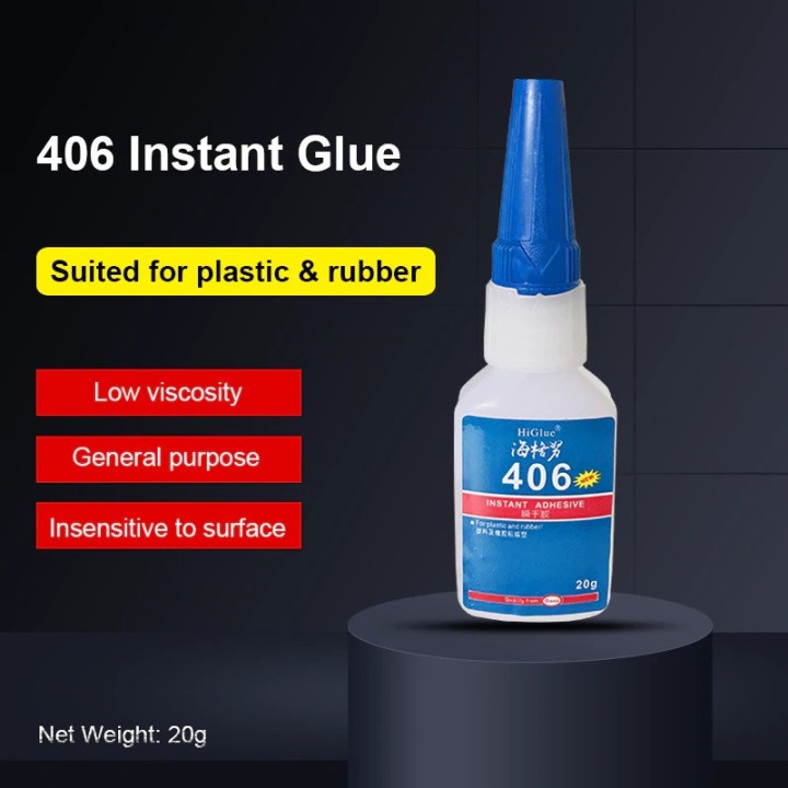 Colle instantanée 20gr cyanoacrylate pour plastique et caoutchouc Loctite bois papier cuir ou tissu