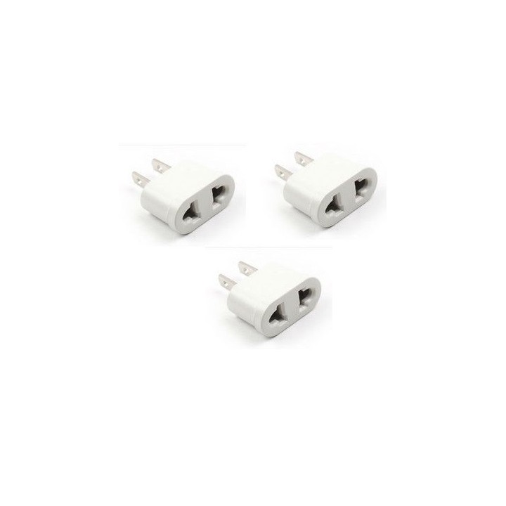 3 Travel adapter stecker us industry canada France euro-konverter / japan, usa, amerikanisch eclats antivols - 2