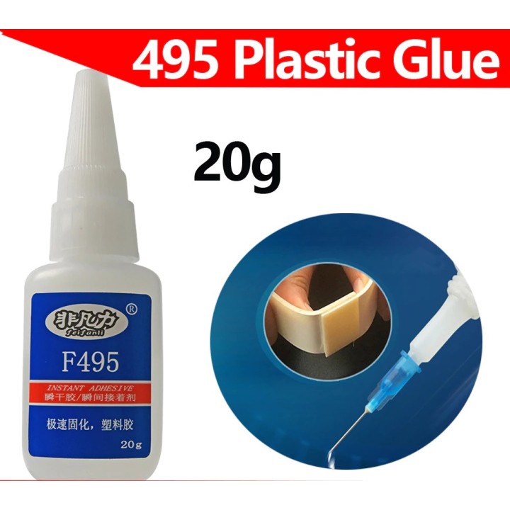 Colla istantanea 20gr cianoacrilato per fibra di pietra metallo ceramica legno carta pelle vetro